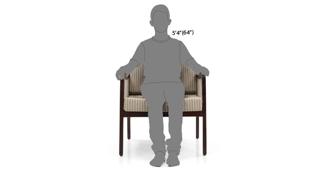 Herzog Wooden sofa Four Seater